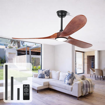 60 Inch Outdoor Ceiling Fan with Light and Remote