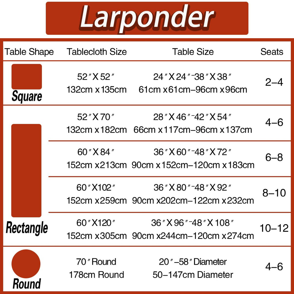 Fall Tablecloth Rectangle, Jacquard, 60" x 102", Brick Red
