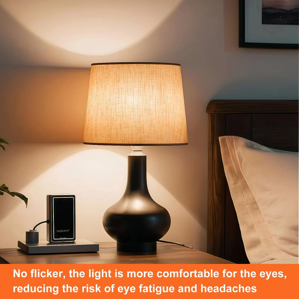 G16.5 LED Bulb 60w Dimmable 2700k Warm White 5W 120V, 3 Pack High Output Led G16.5 Clear Globe Bulb, No Flicker G