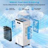 Portable Air Conditioners, 3-in-1 AC Cooling Fan 3 modes 3-Speed with Remote Control & 4 Ice Boxes