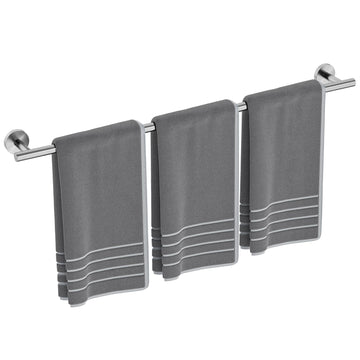30 Inch Brushed Nickel Towel Bar, Bathroom Towel Rack Modern Bathroom Decor