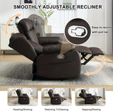 58.3" Reclining Loveseat Sofa, RV Loveseat Recliner Couch