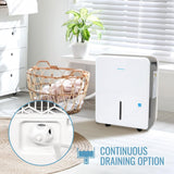 50 Pint Portable Dehumidifier with Pump for Rooms up to 4500 Sq Ft, Energy Efficient Humidity & Moisture Extractor