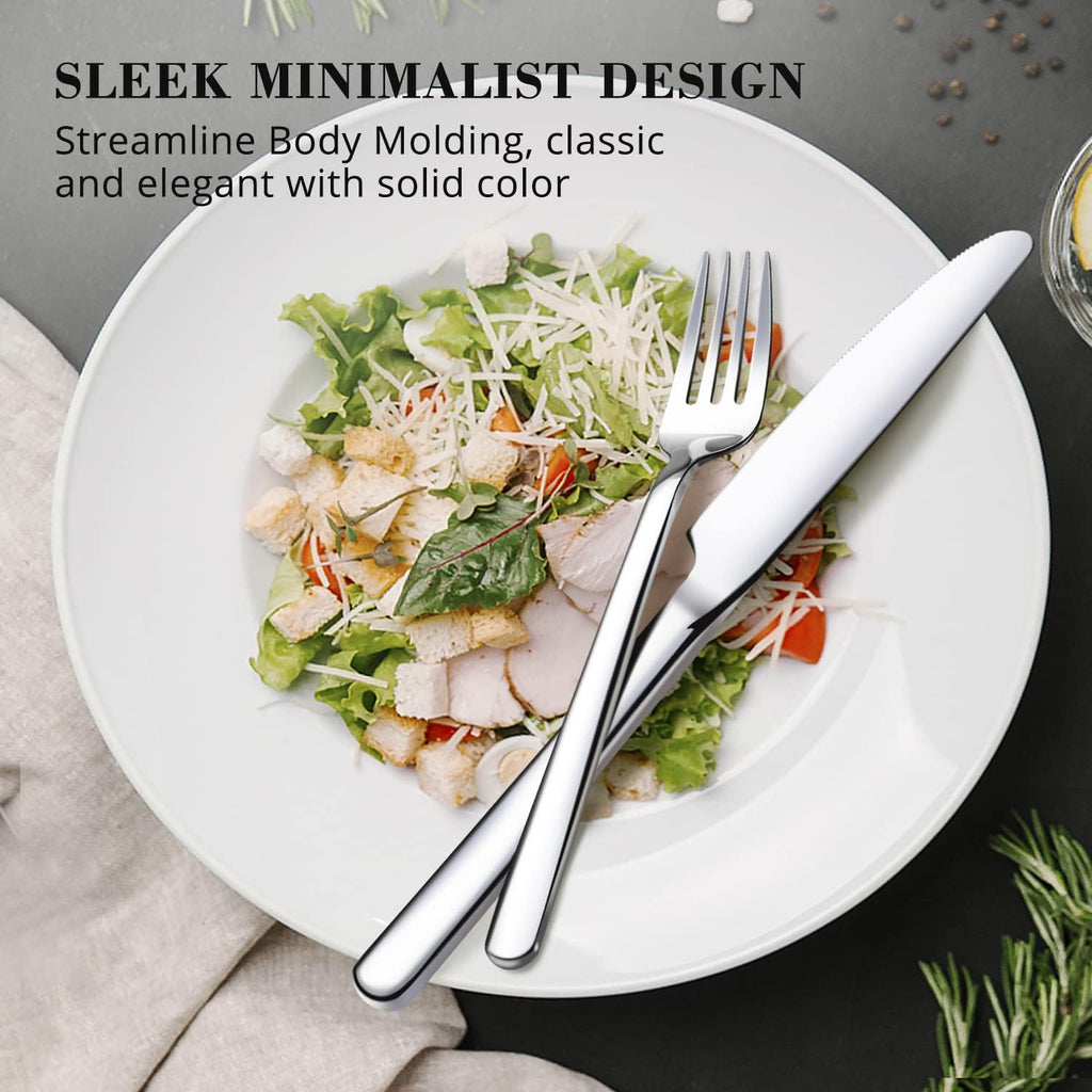 40-Piece Silverware Set, Flatware Set for 8