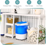Portable Washing Machine, Mini Washer and Spinner Combo, 5.5lbs Washing Capacity, Semi-automatic Compact Laundry