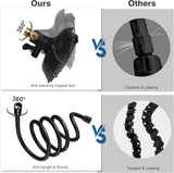 Shower Heads with Handheld Spray Combo: 7.2" Rain Shower Head & Handheld Shower Head 2-IN-1 Shower Head with 60" Hose