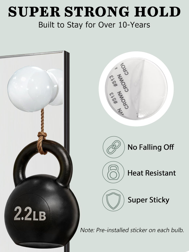 14 Bulb Vanity Lights for Mirror, Plug-in Power Adapter & Touch Dimmer, 6, 000K, 1350 Lumens (Mirror Not Included)