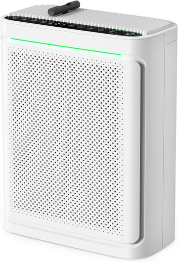 Air Purifiers For Home With Air Quality Display Cover Area Up to 2152 Sq.Ft Equipped with True H13 W