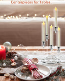2 Set 5 Arm Acrylic Candle Holder, Mjkeomo 22'' Tall Candelabra Centerpieces for Tables, Candlesticks Holder with
