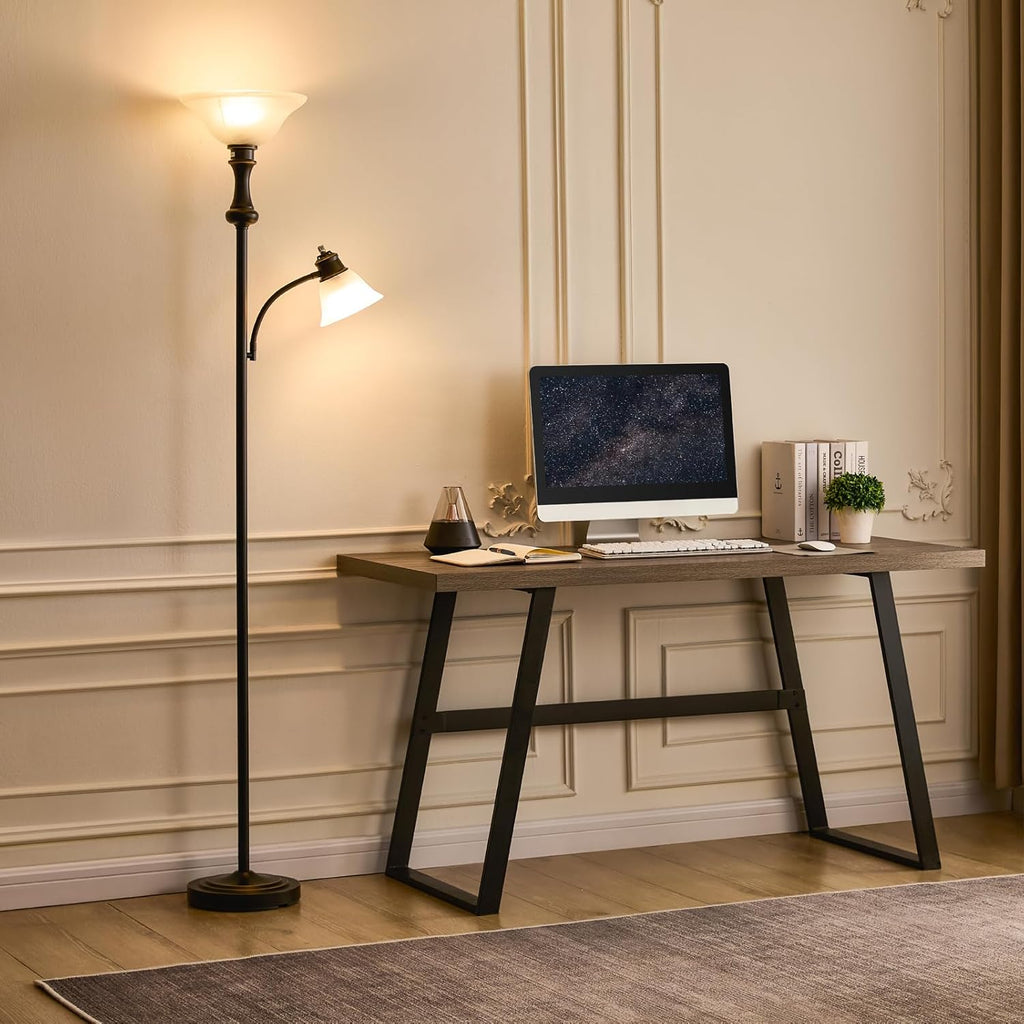 71'' Floor Lamps, Tall Floor Lamp with Adjustable Angle Arc Reading lamp