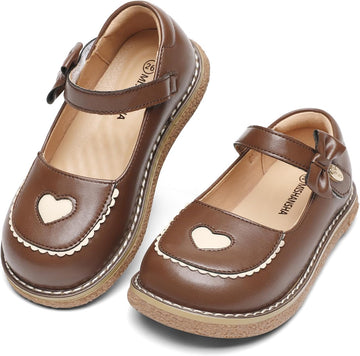 Toddler Mary Jane Flats Little Girls Flower Dress Shoes