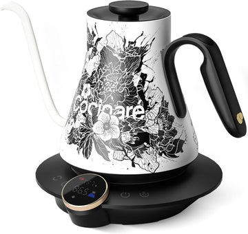 Artisan Collection Gooseneck Electric Kettle, ±0.5°F Temperature Control for Pour Over Coffee & Tea, 1500W Fast
