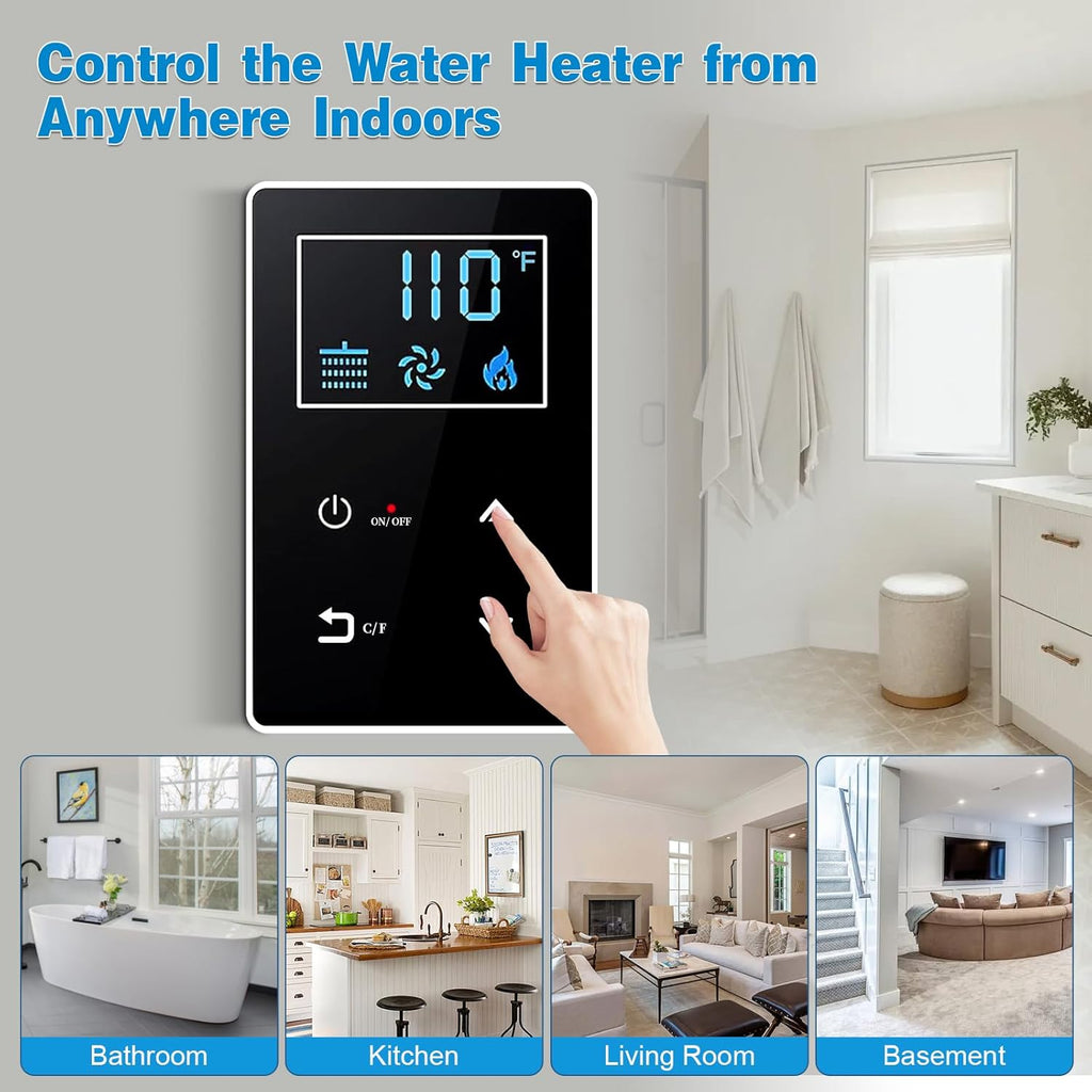 Natural Gas Tankless Water Heater, Outdoor Installation