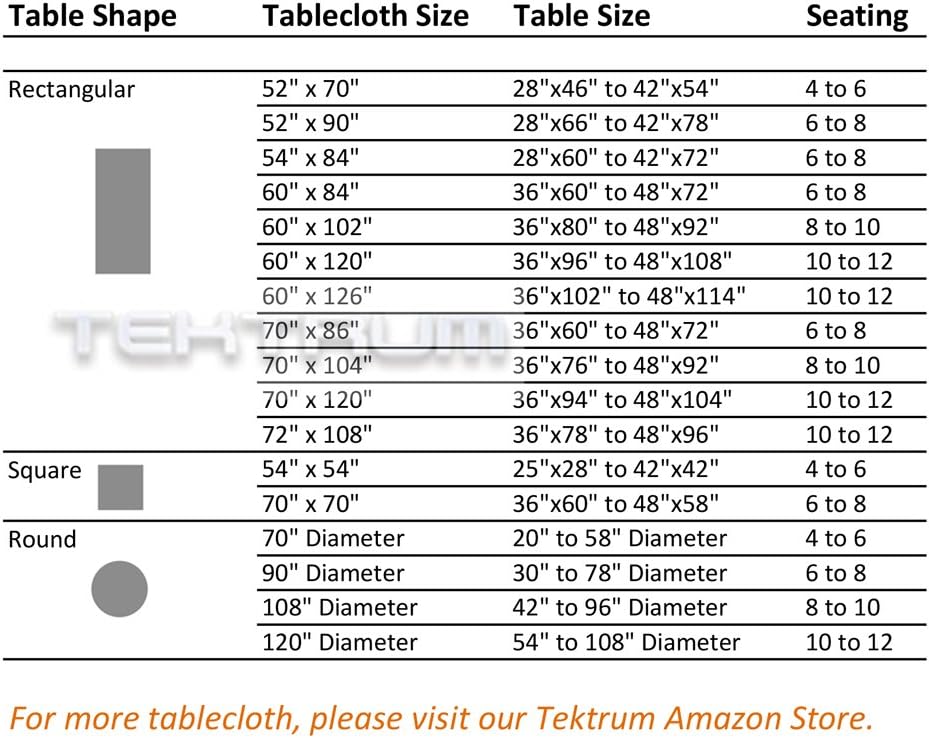 Heavy Duty 60 X 120 inch Rectangular Damask Jacquard Tablecloth Table Cover - Waterproof/Spill Proof