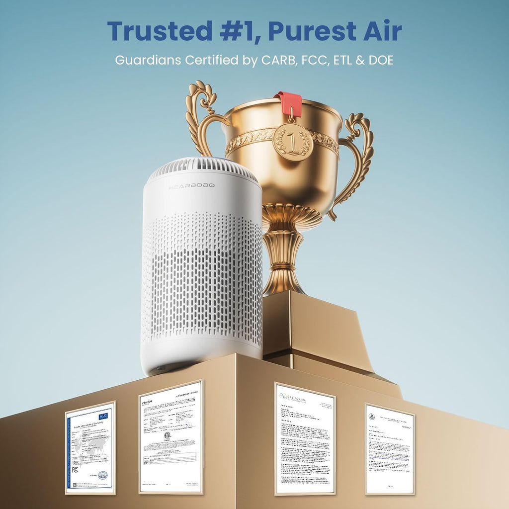 H13 True HEPA Air Purifiers for Home Large Room up to 1350 ft² with Aromatherapy, Air Cleaner for Pe
