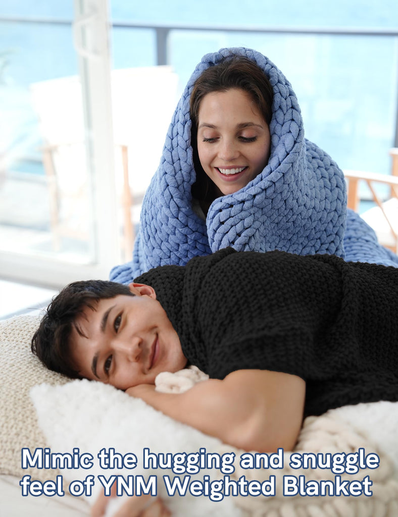 Chunky Cotton Knit Throw Blanket, Cable Knit Throws for Bed Couch Sofa, Comfy & Relaxing, Decorative Piece for