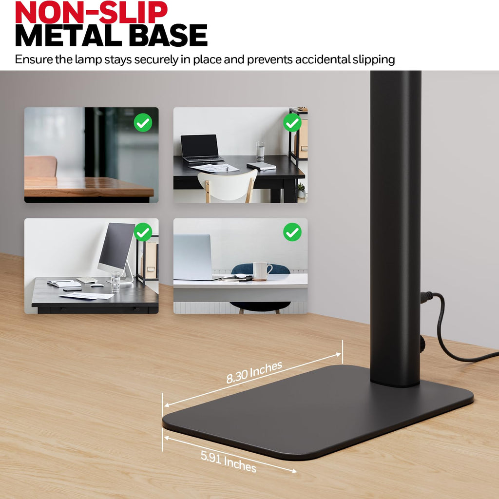 HJ1BK Eye-Caring 1200LM LED Architect Desk Lamp