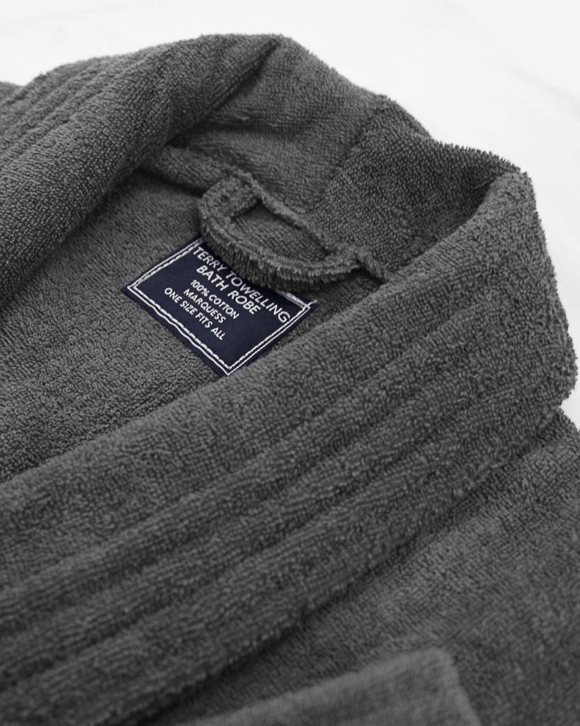 All-Cotton Bathrobe Thick Plush Cloth Housecoat Terry Toweling, Sweat Steaming Clothes Comfortable & Warm