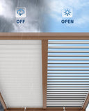 GarveeLife Louvered Pergola 10 ft x10', Outdoor Pergola with Adjustable Louvered Roof, Reinforced Aluminum Frame