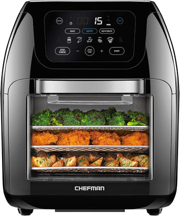Multifunctional Digital Air Fryer+ Rotisserie, Dehydrator, Convection Oven, 17 Touch Screen Presets 