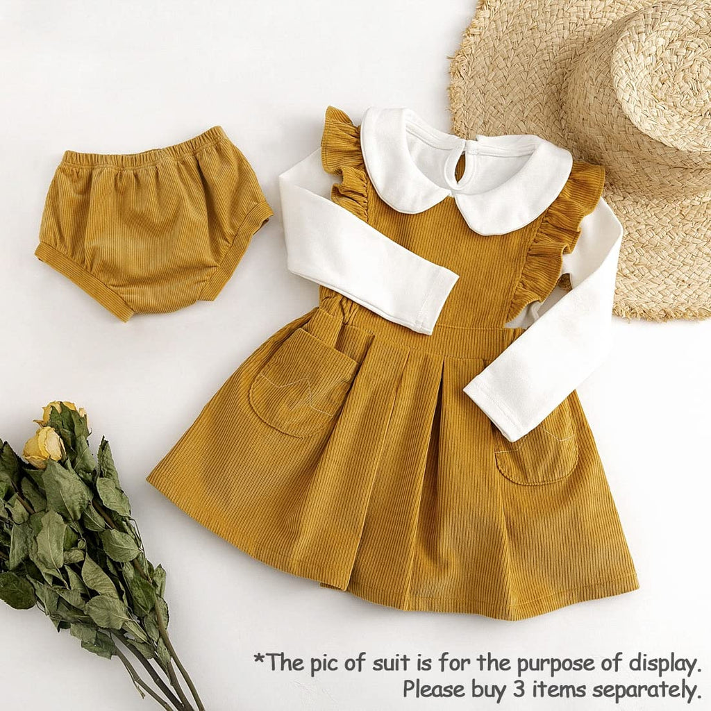 Toddler Fall Dress, Sleeveless, Yellow