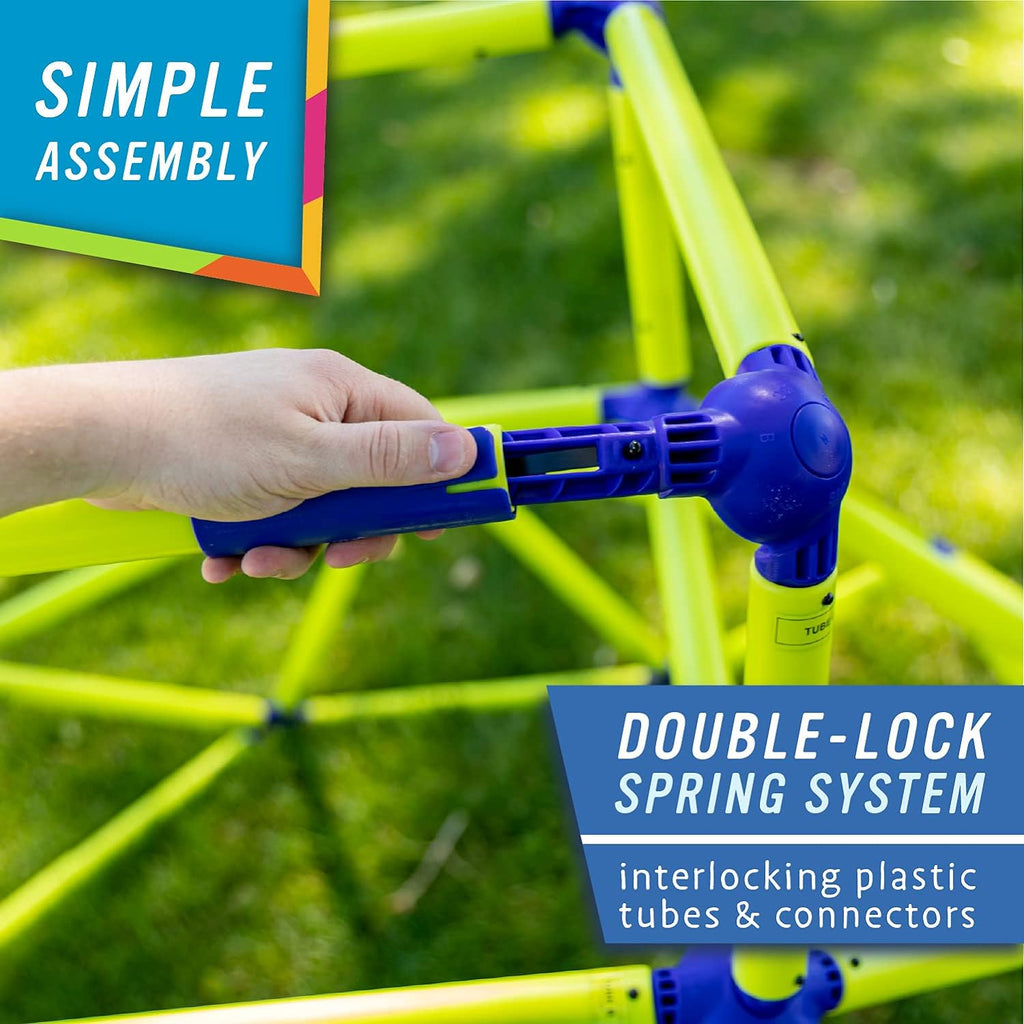 Climber with Top - Active Indoor Outdoor Play Set Climbing Dome Equipment Toys - Fun for Kids Ages 3 to 6 Years Old