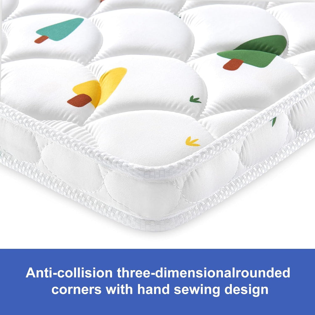 Baby Bassinet Mattress 47 x 23.6 inches- Firm Support and Comfort Premium Foam,Noiseless and Odorless,Hypoallergenic