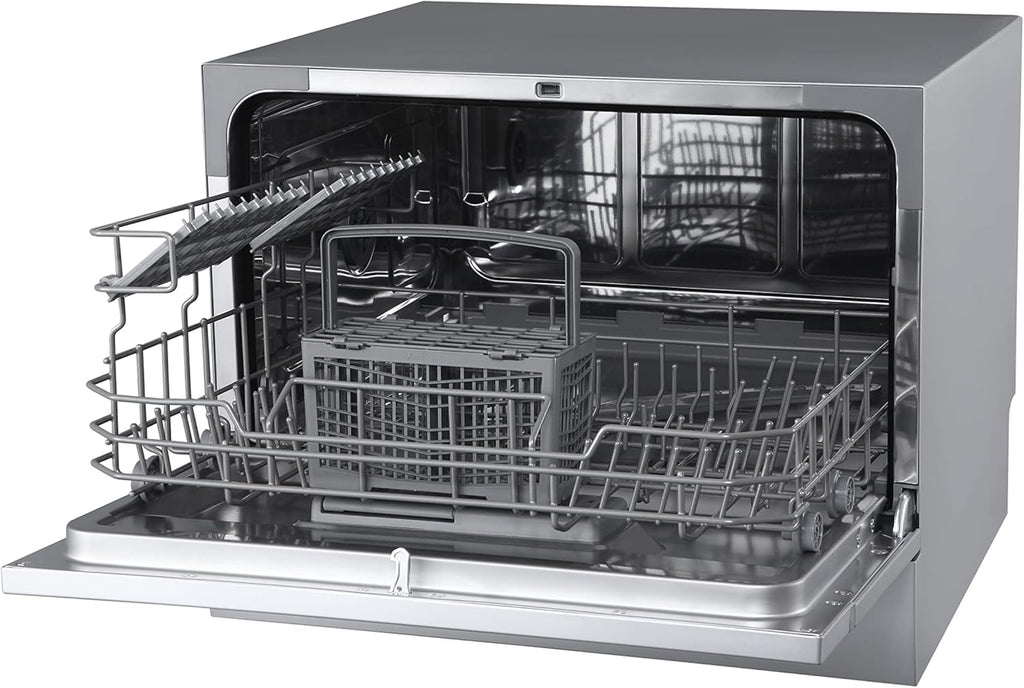 DWP62WH 6 Place Setting Portable Countertop Dishwasher - White
