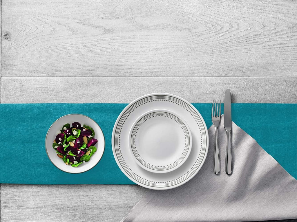 Vitrelle 18-Piece Service for 6 Dinnerware Set Triple Layer Glass and Chip Resistant