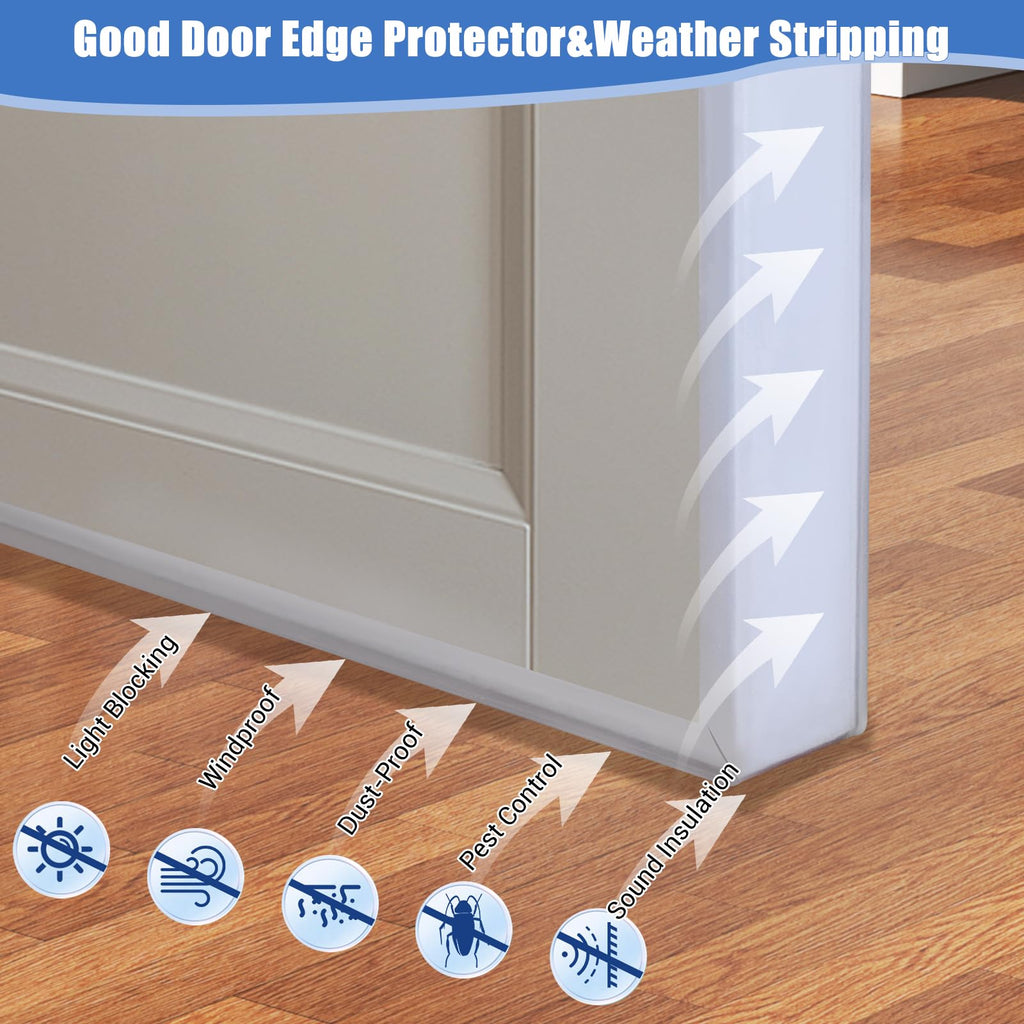 Rubber Edge Trim, Self-Adhesive U Channel Edge Trim, Edge Protector for Plywood and Wood, Peel and Stick U Shaped