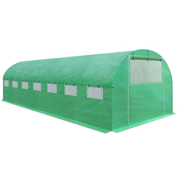 Replacement Greenhouse Cover for Walk in Greenhouse Frame Green House Top Cover (Frame NOT Included) (26 x 10 x 7 ft)