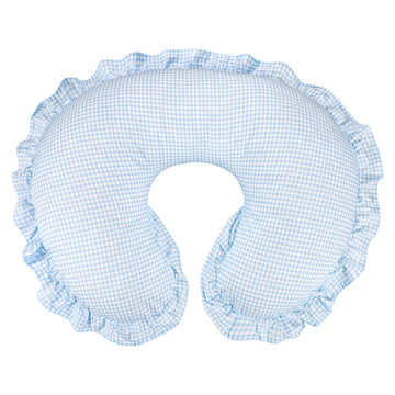 Cotton Nursing Pillow Cover, Removable Ruffled Pillowcase for Breastfeeding Pillows, Ultra Soft Comfortable Slipcover