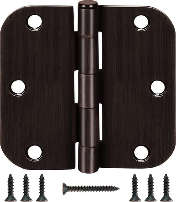 Door Hinges Oil Rubbed Bronze Door Hinges 3.5 Inch Hinges for Doors Interior Door Hinge 3 1/2" Door Hardware Bedroom