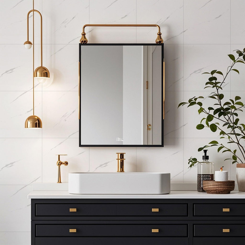Peel and Stick Marble Wall Panels 11.8x11.8in Waterproof 20 Pack