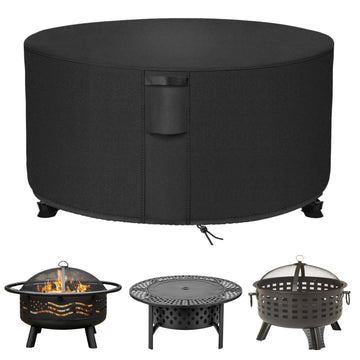 Fire Pit Cover Round 36 Inch for Outdoor Fire Pit/Table