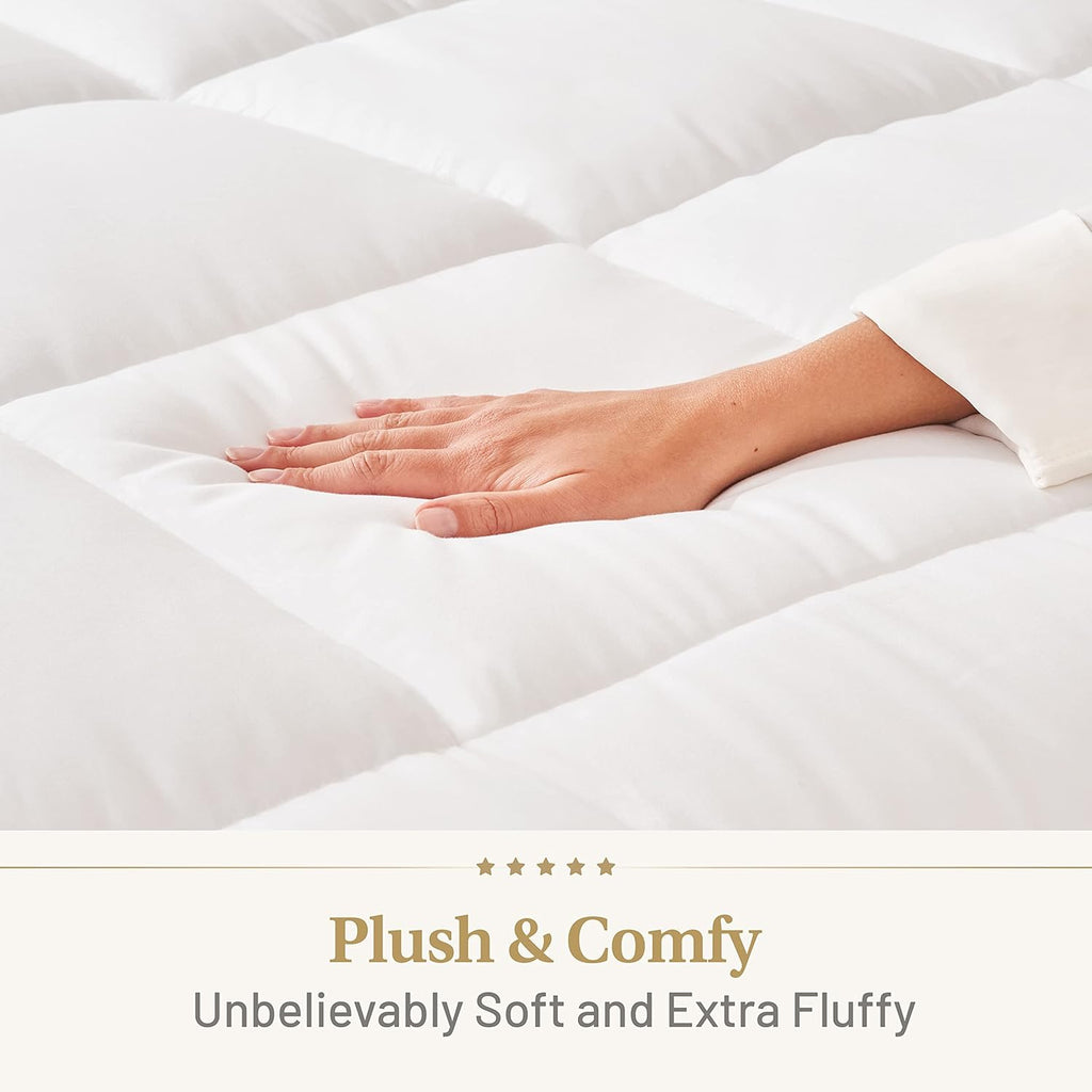 Down Alternative Comforter King - Fluffy Duvet Insert - Premium Plush All Season