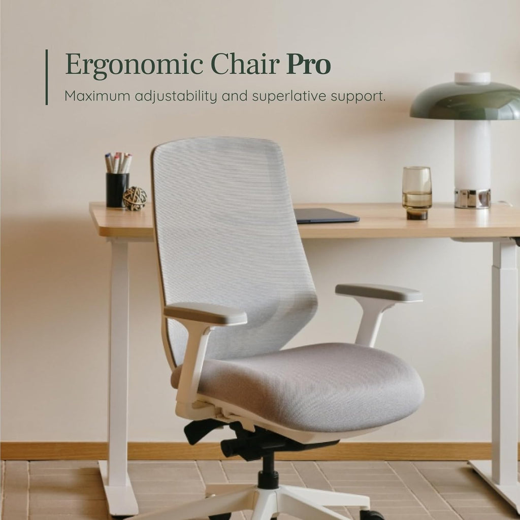 Ergonomic Chair Pro - Mesh with 14 Points of Adjustment - Height, Depth & Tilt Adjustable - 5D Armrests - Forward