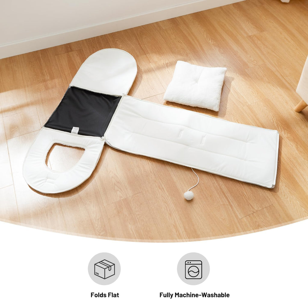 Cat Bed Cave for Indoor Cats - 2 in 1 Cat Cave for Kittens and Small Pets with Removable Washable Cushioned Pillow