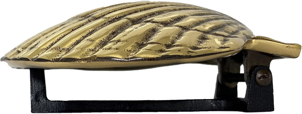 Scallop Door Knocker - Brass (Standard Size)