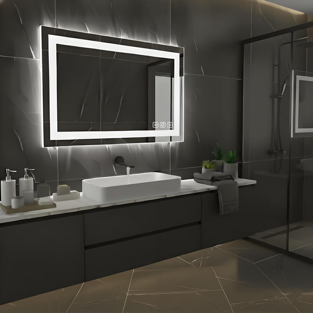 36x28inches Rectangle LED Bathroom Mirror