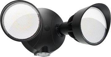 45W 5500LM Dusk to Dawn Flood Lights Outdoor, Dual Head LED Outdoor Security Lights, 5000K Daylight, IP65 Waterproof
