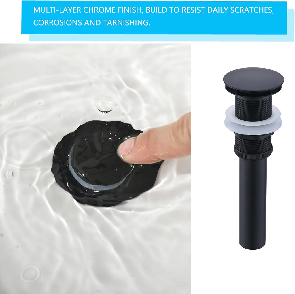 Round Vessel Sink with Faucet and Drain Combo
