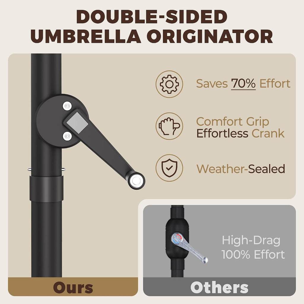 15ft Rectangular Patio Umbrella