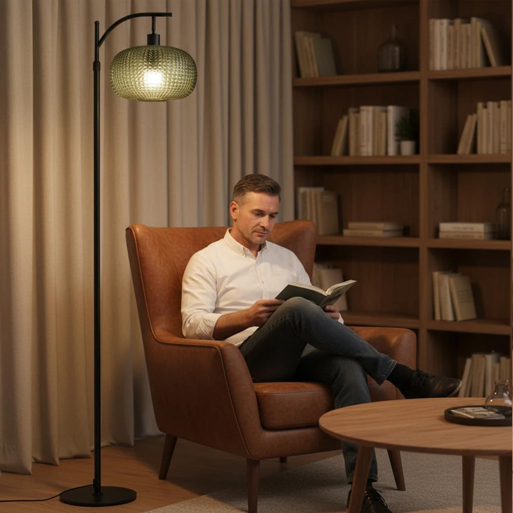 Floor Lamp,Mid Century Modern Standing Lamp with Remote