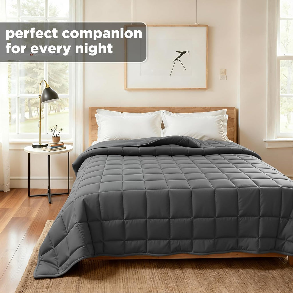 Weighted Blanket for Adults(78" x 85",25lbs) Twin Size Soft Cooling Heavy Blanket for Sleeping,Breathable Blanket