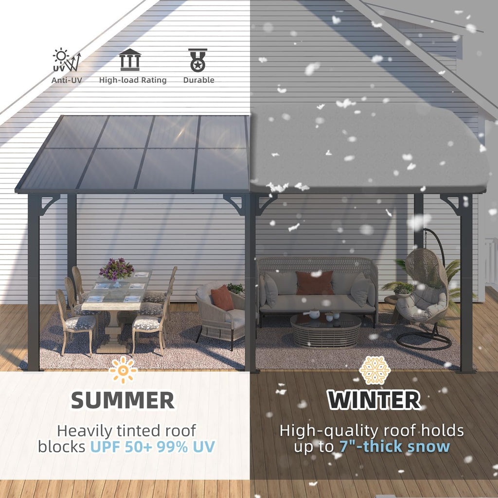 16' x 8' Gazebo Outdoor Pergola for Patio
