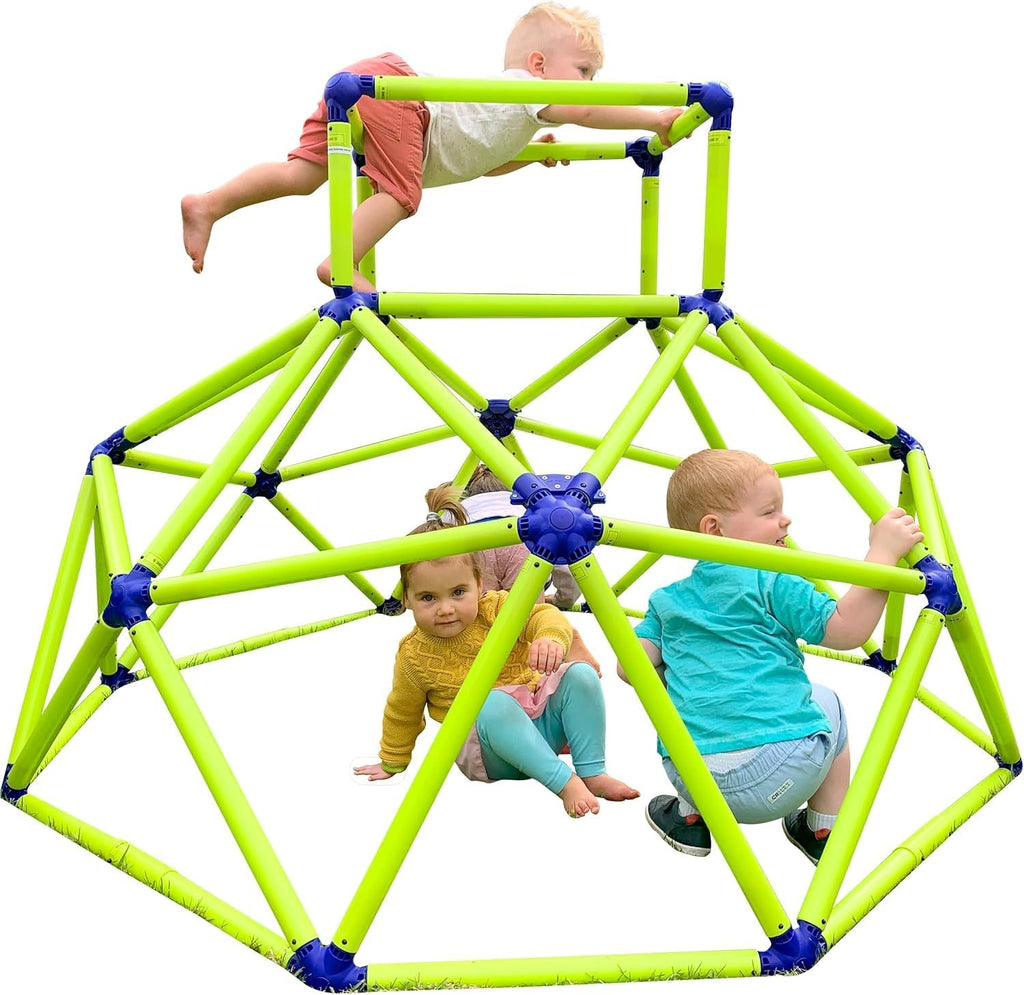Climber with Top - Active Indoor Outdoor Play Set Climbing Dome Equipment Toys - Fun for Kids Ages 3 to 6 Years Old