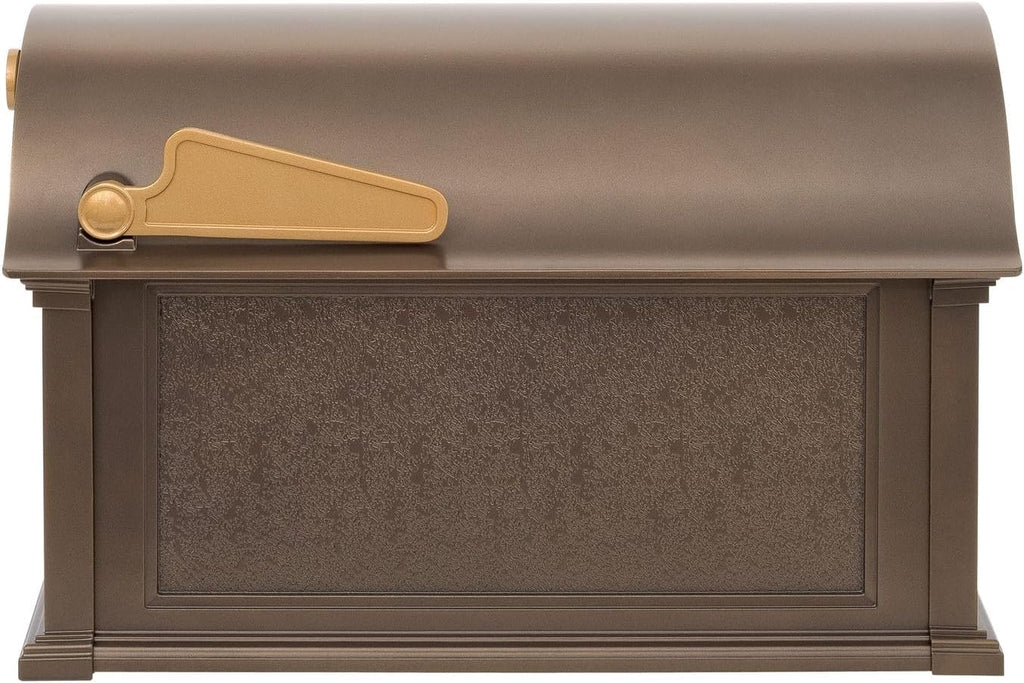 Balmoral Mailbox Heavy-Duty Cast Aluminum Rust-Free Large Capacity Decorative Post Mount Mailbox for Residential Use