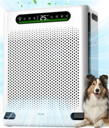 Air Purifiers for Home Large Room Up to 2600 Ft², HEPA Air Purifier with Washable Filter & Air Quali