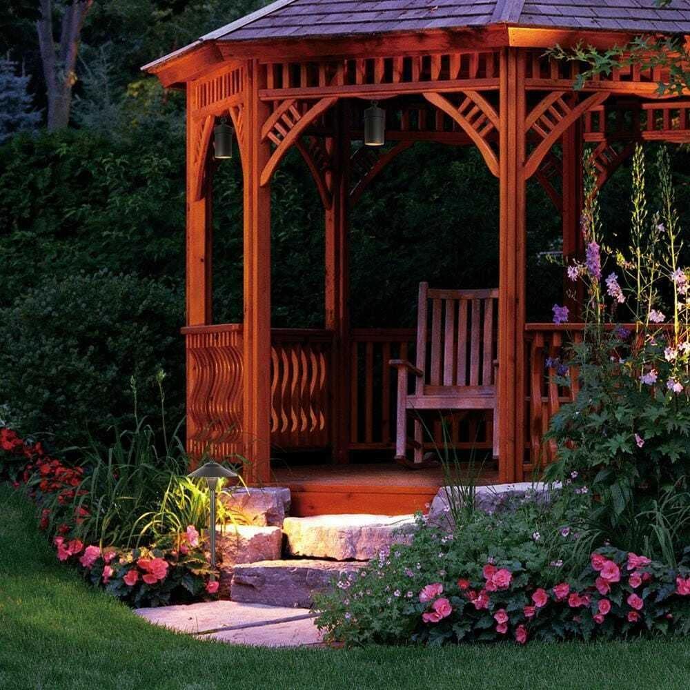 Outdoor Antique Bronze Integrated LED Hanging Pendant with Chain